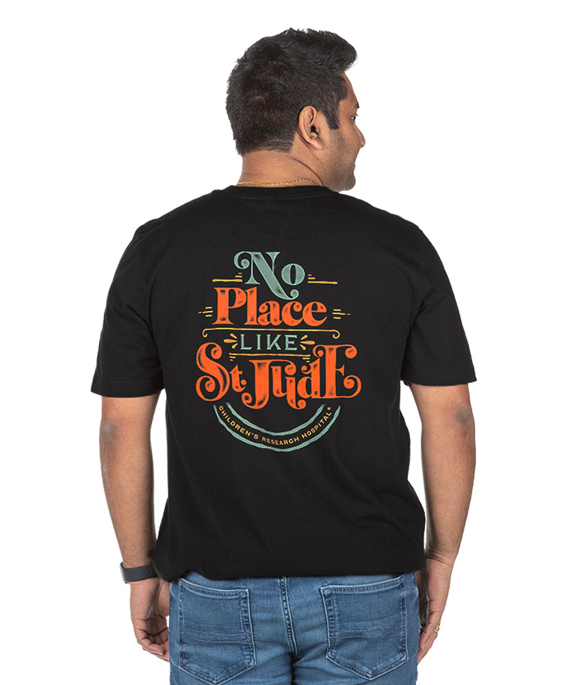 Unisex No Place Like St. Jude Back Design T-Shirt